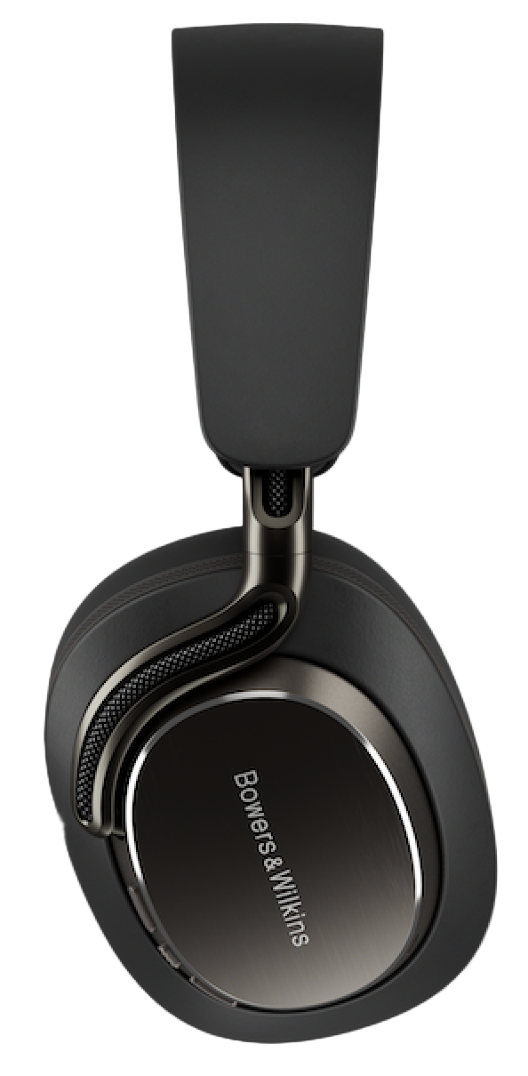Bowers and Wilkins Px8 S2 Noise Cancelling Headphones in Onyx Black in profile
