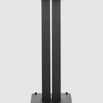 B&W FS600 S3 Speaker Stands in black. Front image