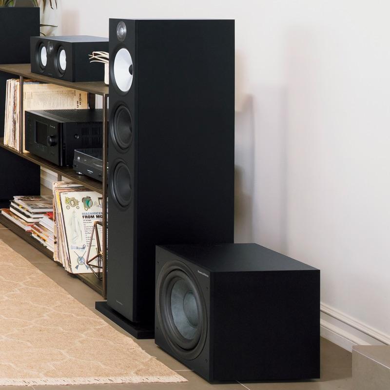 Bowers & Wilkins Subwoofers B&W ASW608 8-Inch 200W Subwoofer - Matte Black