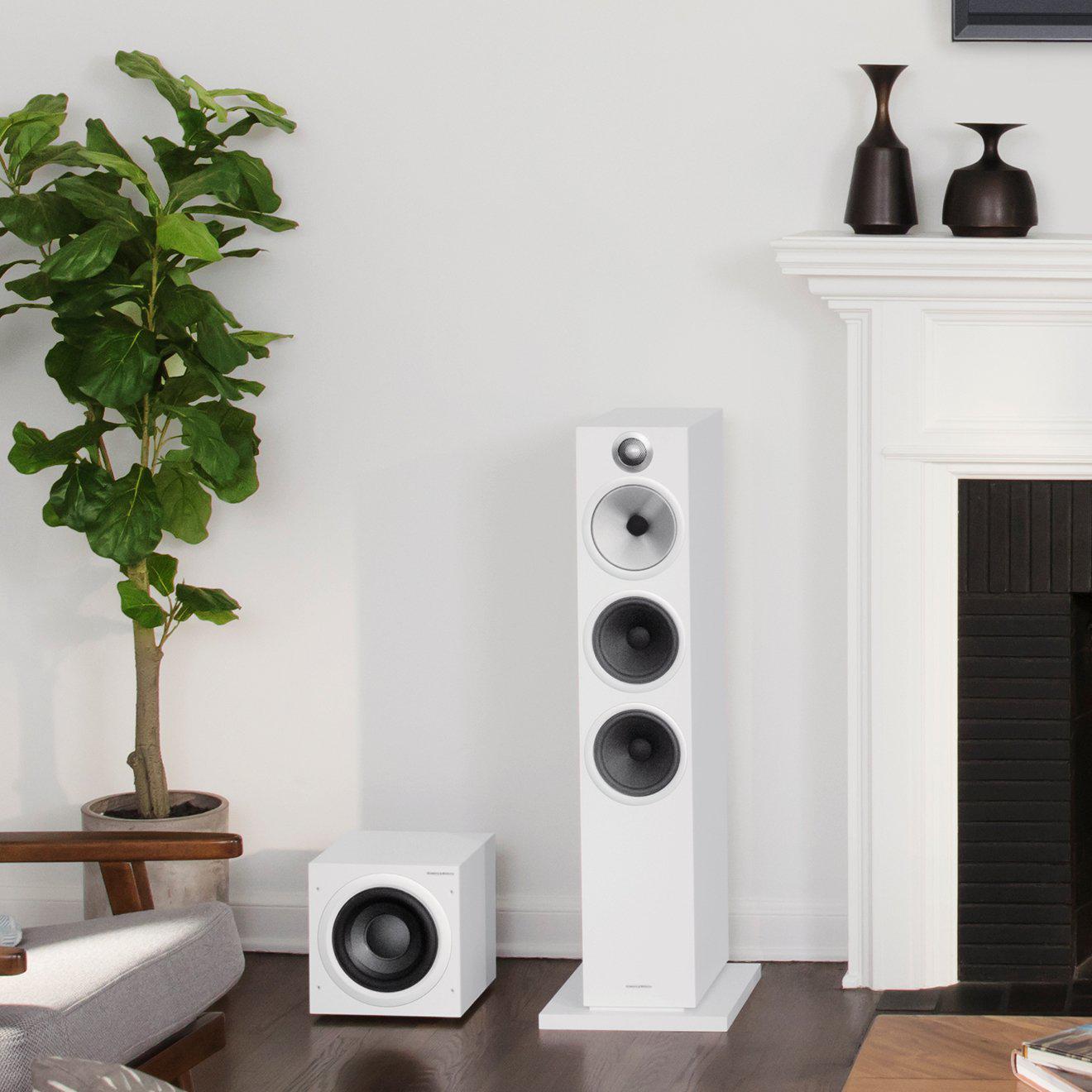 Bowers & Wilkins Subwoofers B&W ASW610XP 10-Inch 500W Subwoofer - Matte White