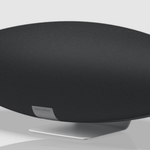 Bowers & Wilkins Zeppelin Pro Edition Wireless Speaker, in space grey. Angled view