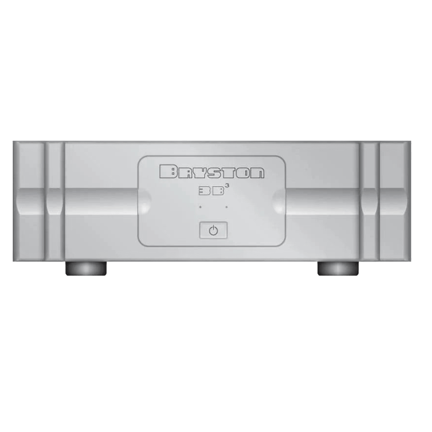 Bryston 3B Cubed Dual-Mono Amplifier with 17 inch Faceplate in Silver