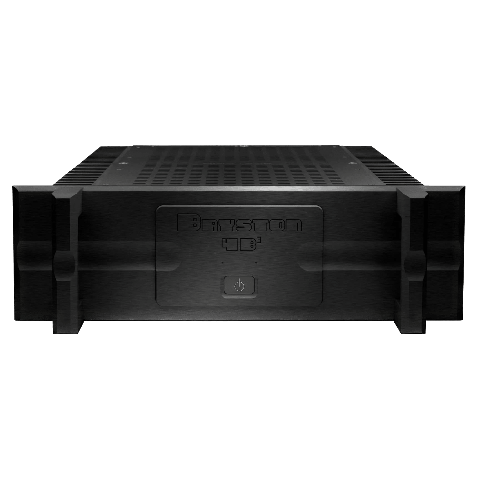 Bryston 4B Cubed Dual-Mono Amplifier with 19 inch faceplate in Black