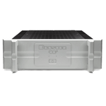 Bryston 4B Cubed Dual-Mono Amplifier with 19 inch faceplate in silver front