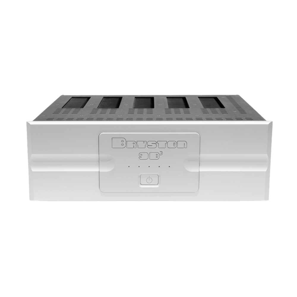 Bryston 9B Cubed Multi-Channel Amplifier with 17 inch faceplate in Silver