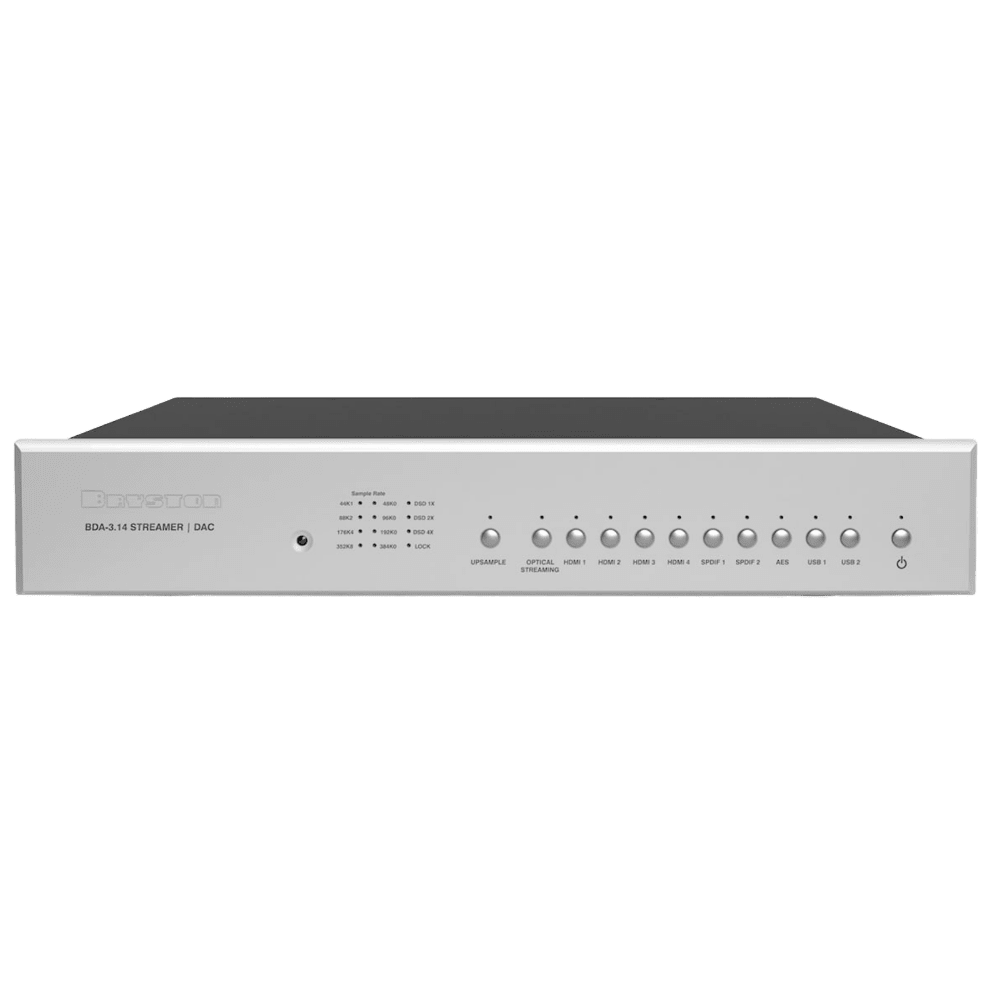 Bryston BDA-3.14 DAC / Streamer / Digital Preamplifier, front of unit