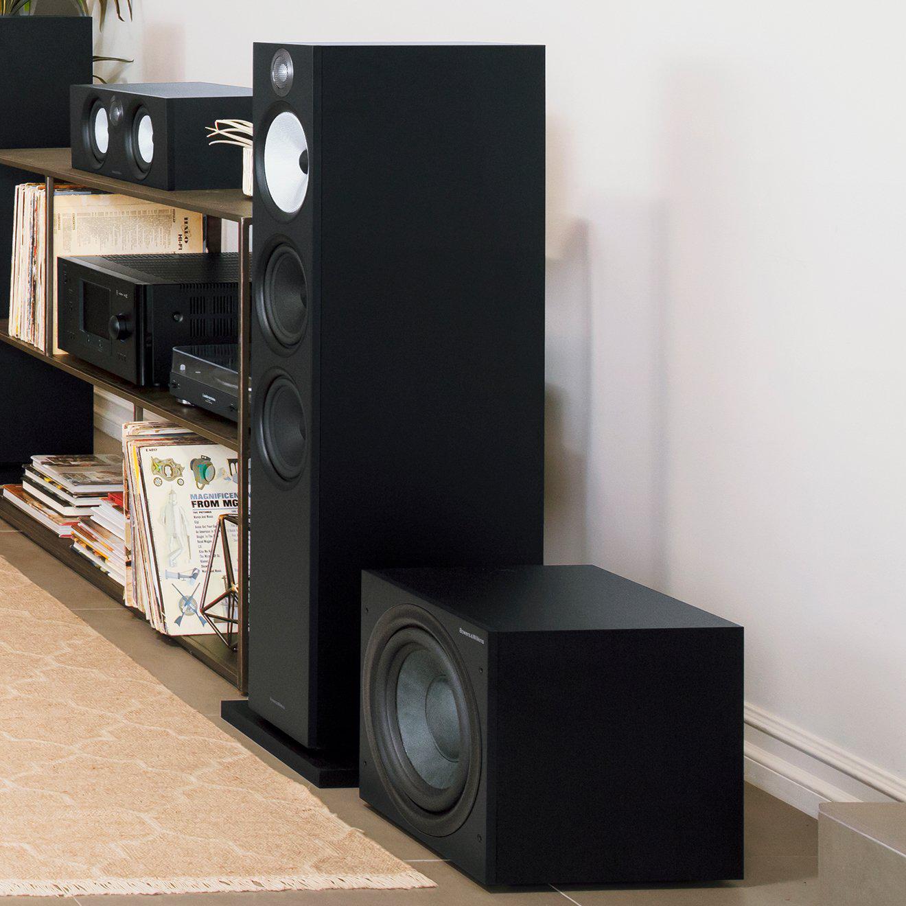 Bowers & Wilkins Subwoofers B&W ASW610XP 10-Inch 500W Subwoofer - Matte Black