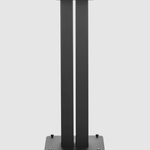 B&W FS600 S3 Speaker Stands in black. Front image