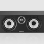 B&W HTM6 S3 Centre Channel Speaker in Black.  Front image