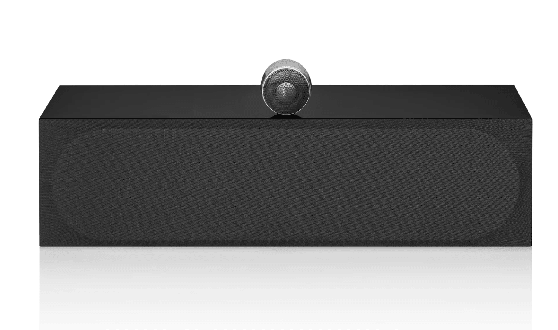 B&W HTM71 S3 Centre Channel Speaker in Black. Front image with grille