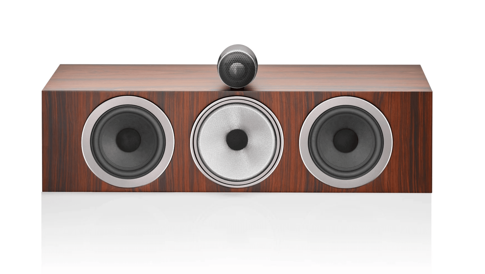 B&W HTM71 S3 Centre Channel Speaker in Mocha.  Front image