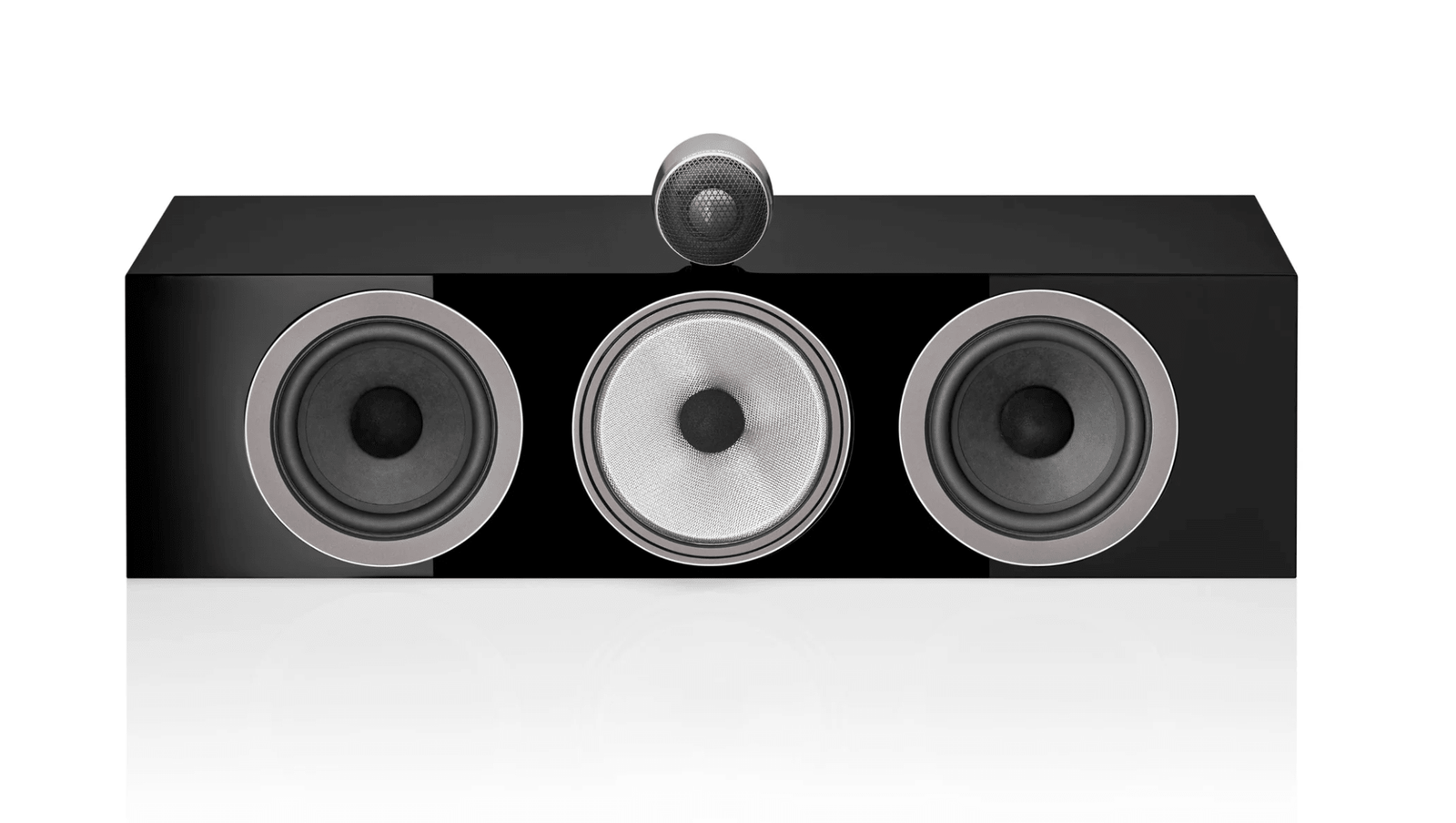 B&W HTM71 S3 Centre Channel Speaker in Black. Front image