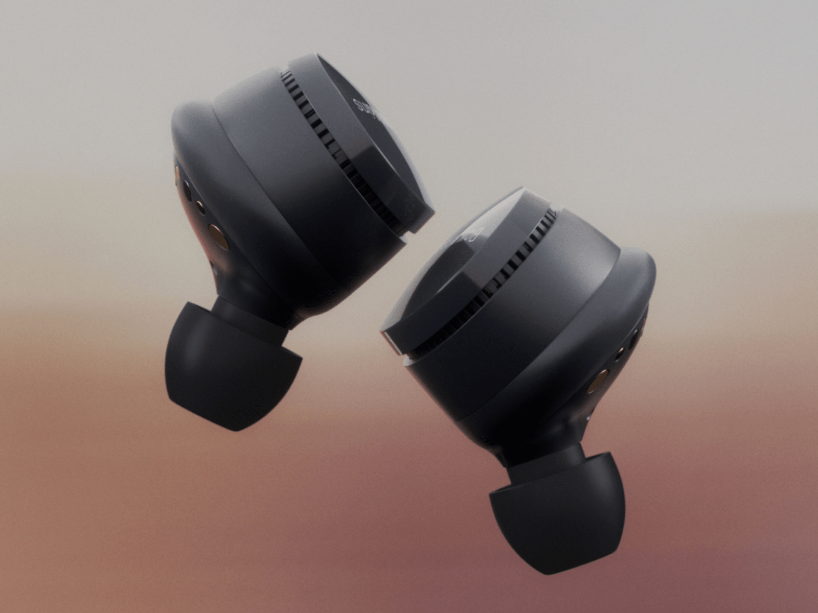 B&W Pi6 Wireless Earbuds in Storm Grey