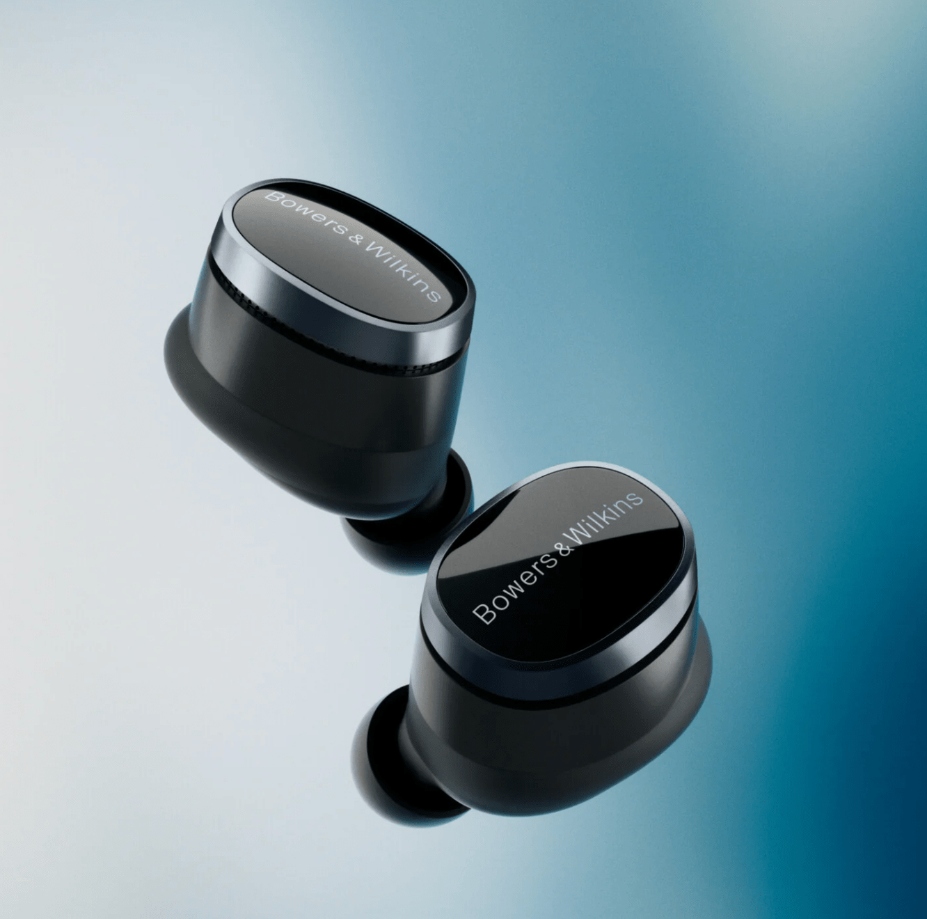 B&W Pi8 Wireless Earbuds in Anthracite black, pair 