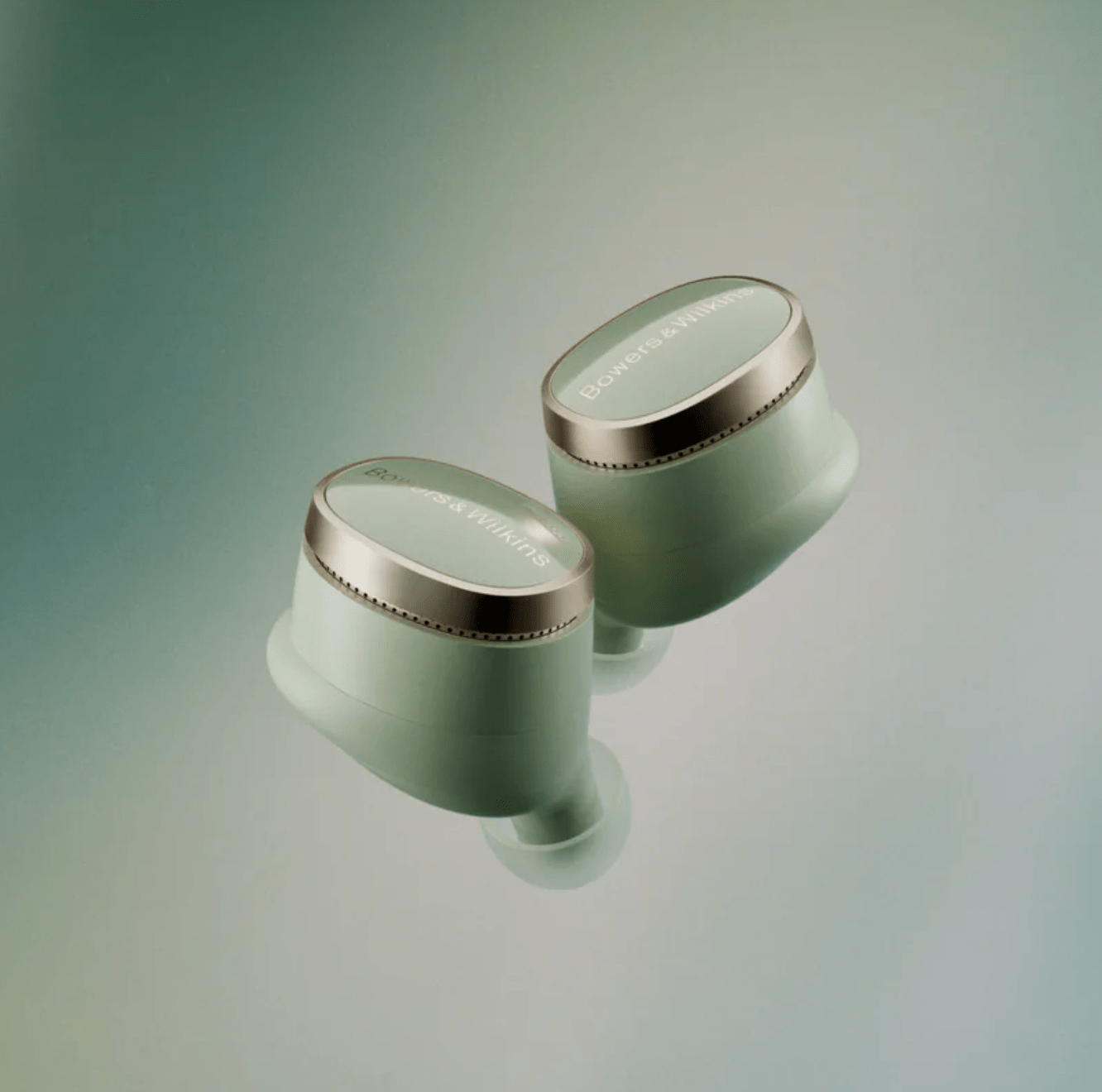 B&W Pi8 Wireless Earbuds in Jade Green 