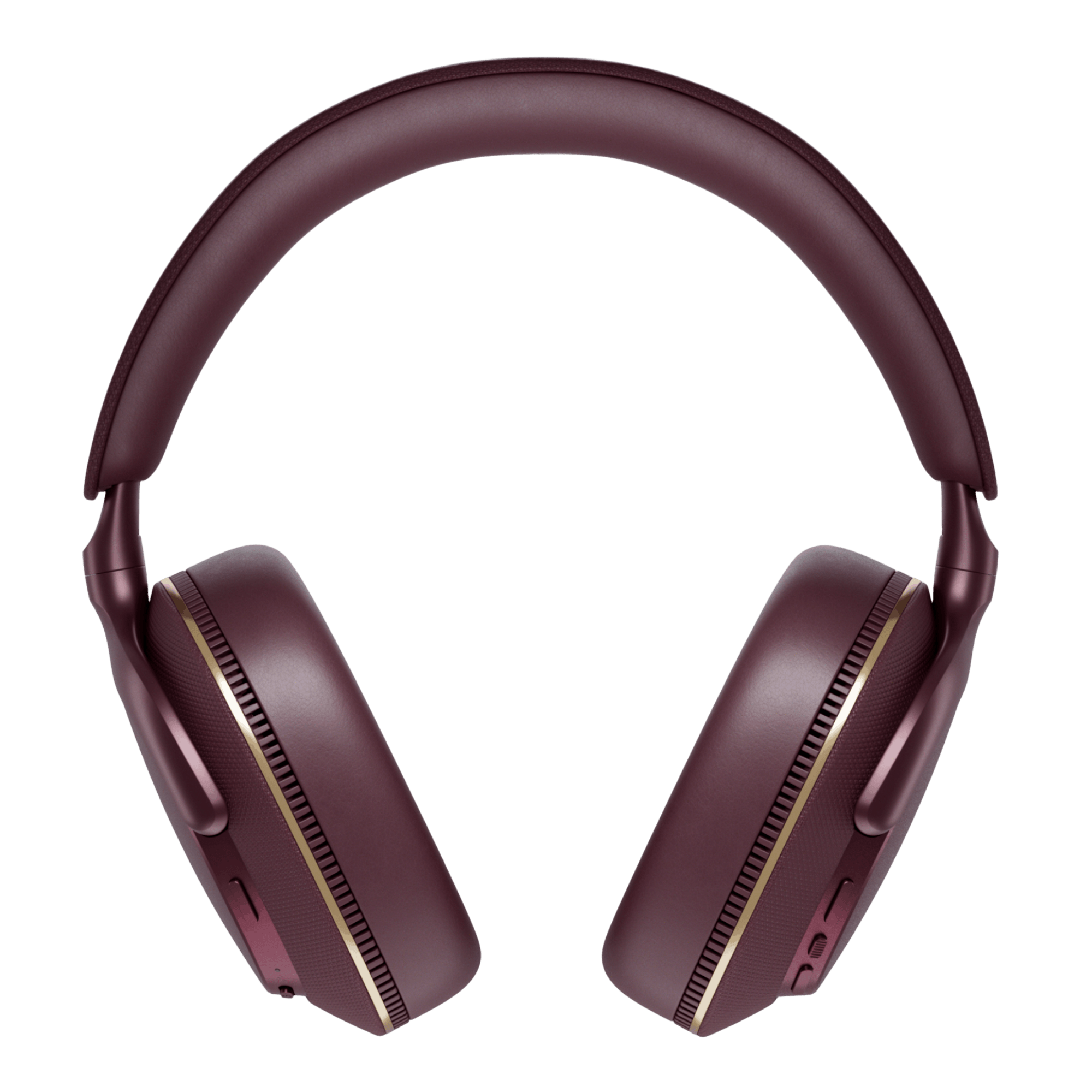 B&W Px7 S3 Noise Cancelling Headphones in Vintage Maroon, back
