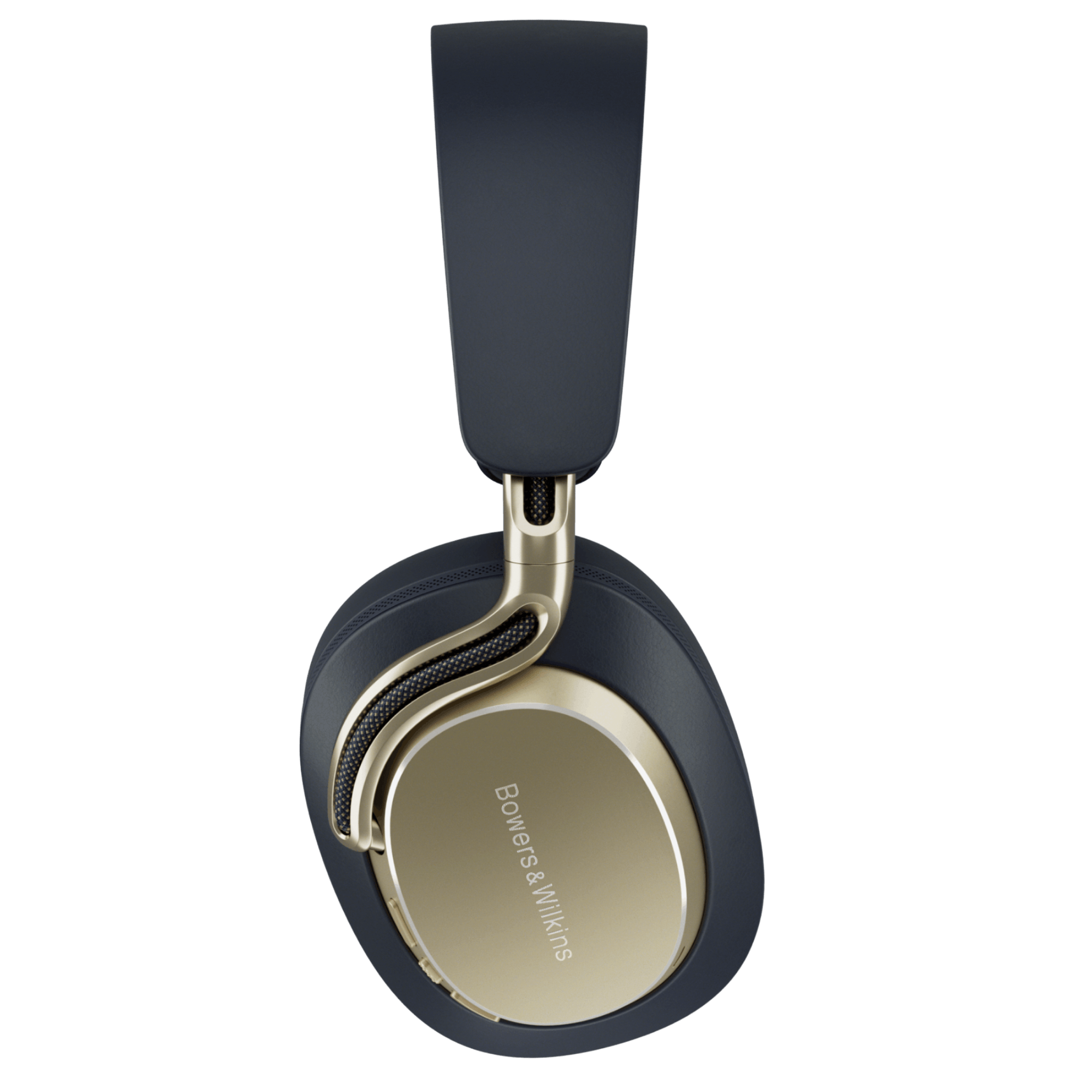 Bowers and Wilkins Px8 S2 Noise Cancelling Headphones in Midnight Blue, profile