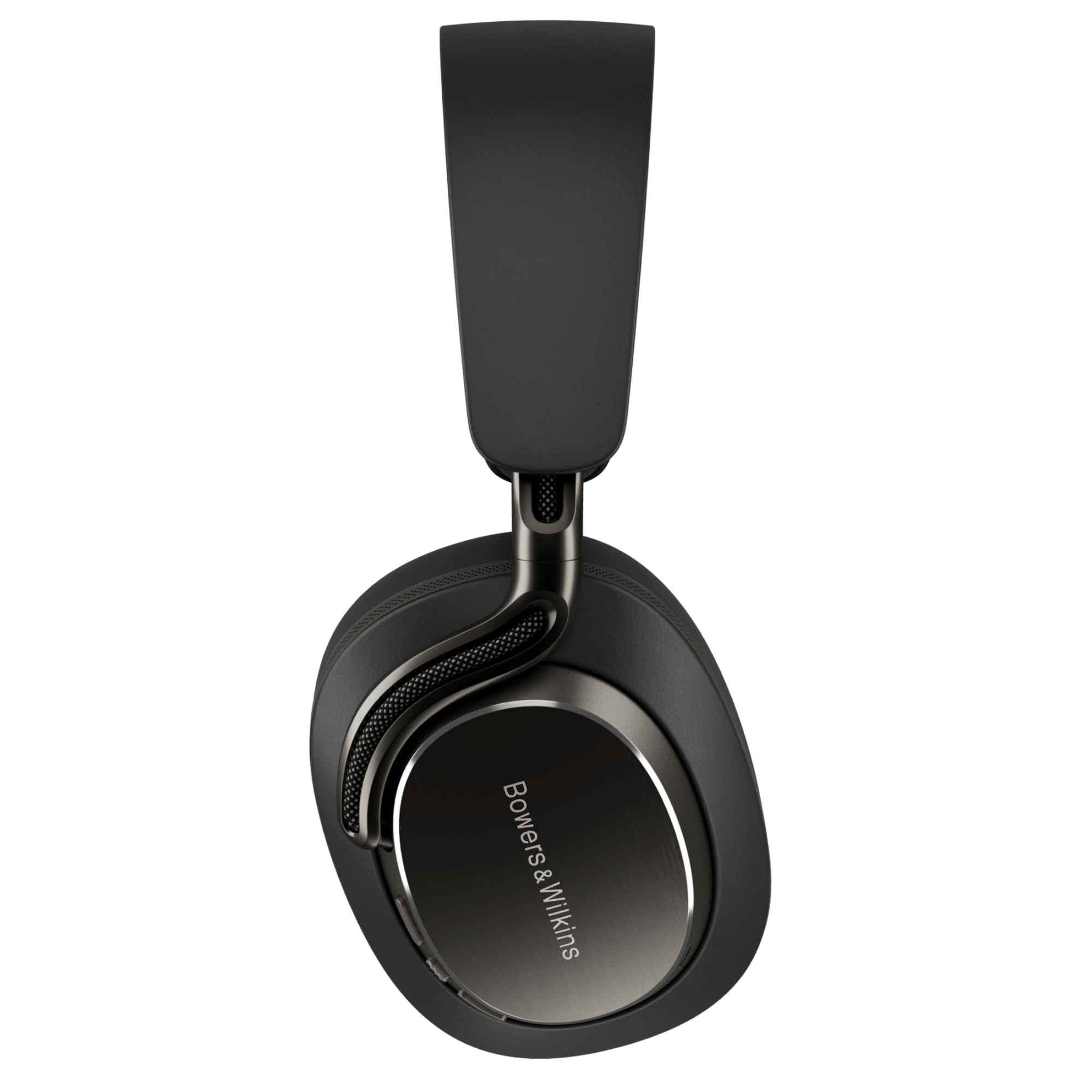 Bowers and Wilkins Px8 S2 Noise Cancelling Headphones in Black Onyx, profile view