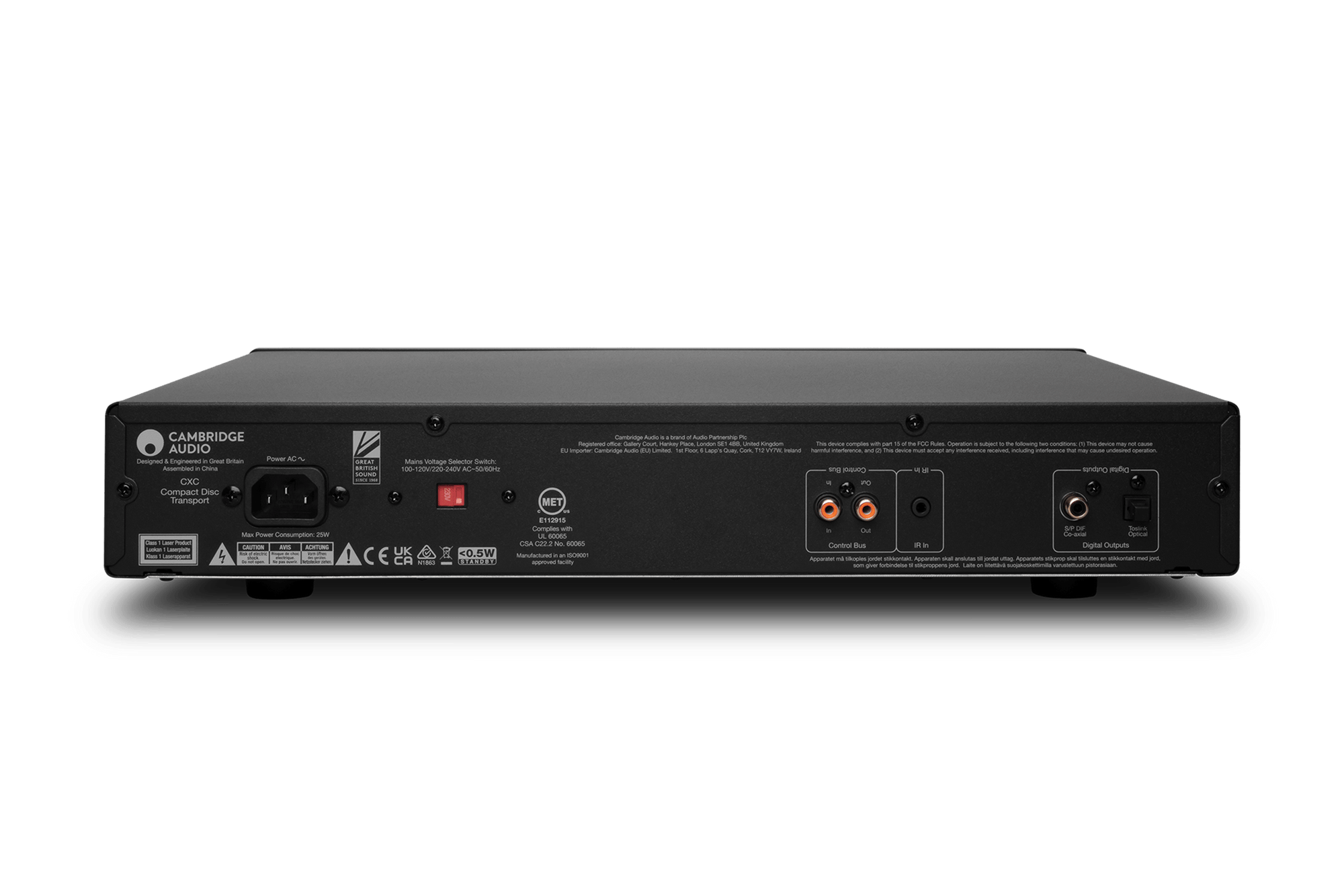 Cambridge Audio CD & BluRay Players Cambridge Audio CXC Black CD Transport