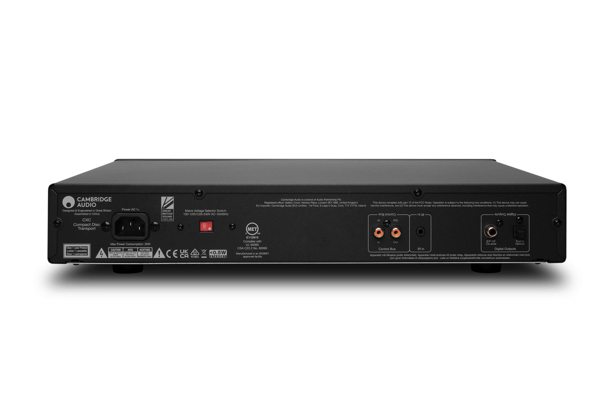 Cambridge Audio CD & BluRay Players Cambridge Audio CXC Black CD Transport