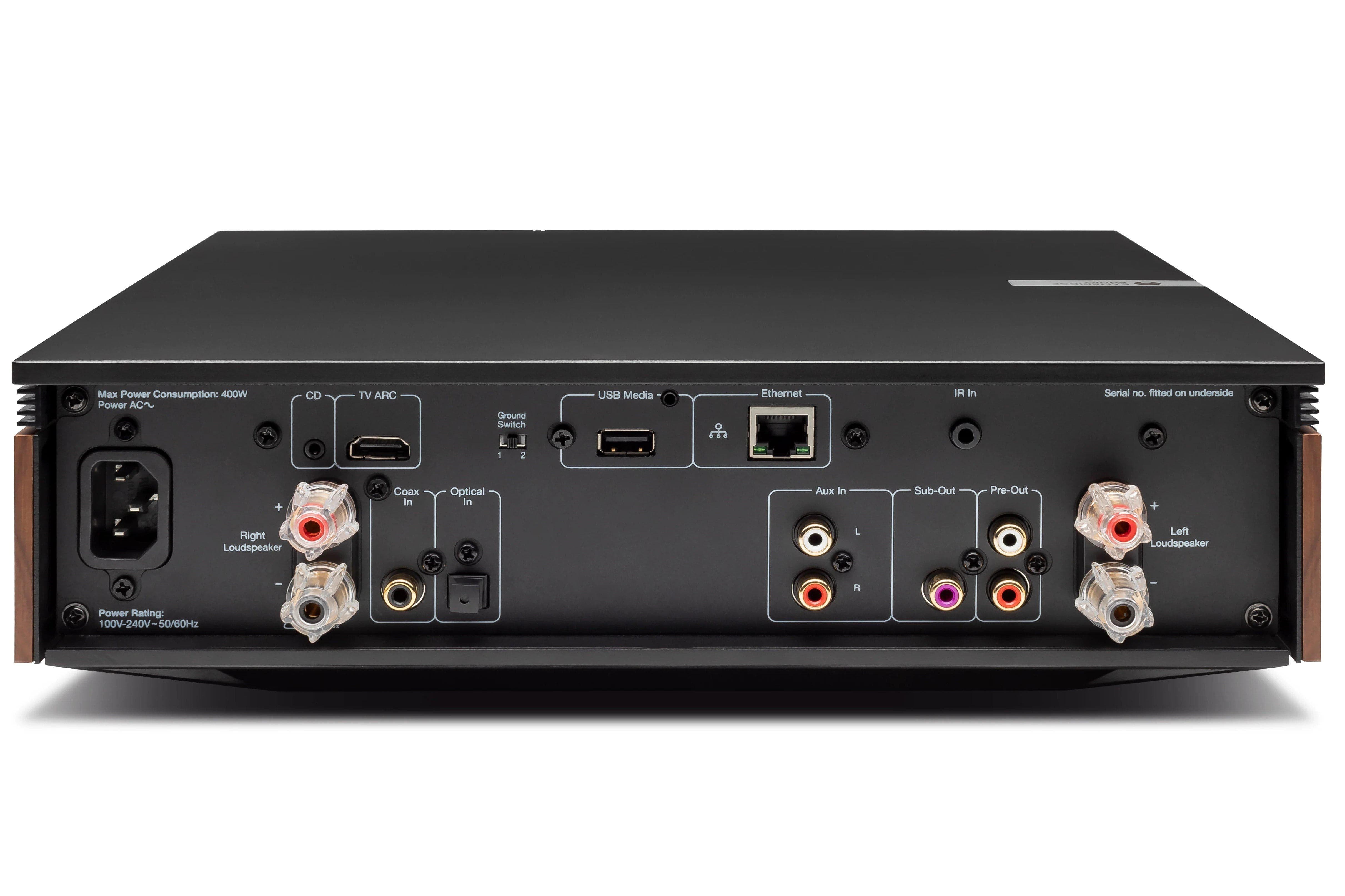 Cambridge Audio EVO 75 All-In-One System, rear of unit