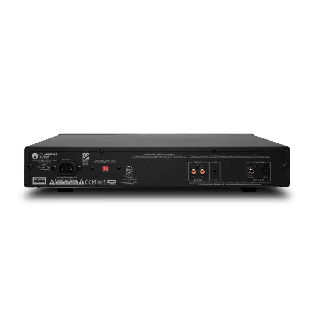 Cambridge Audio CXC CD Transport V2  Black Edition, back