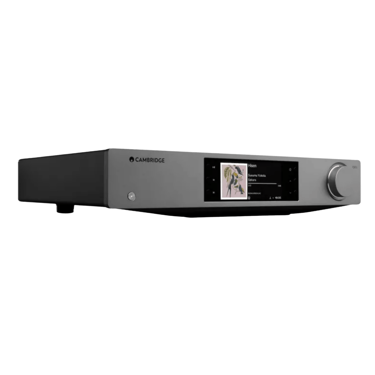 Cambridge Audio CXN100 SE Network Player in Lunar Grey, angled