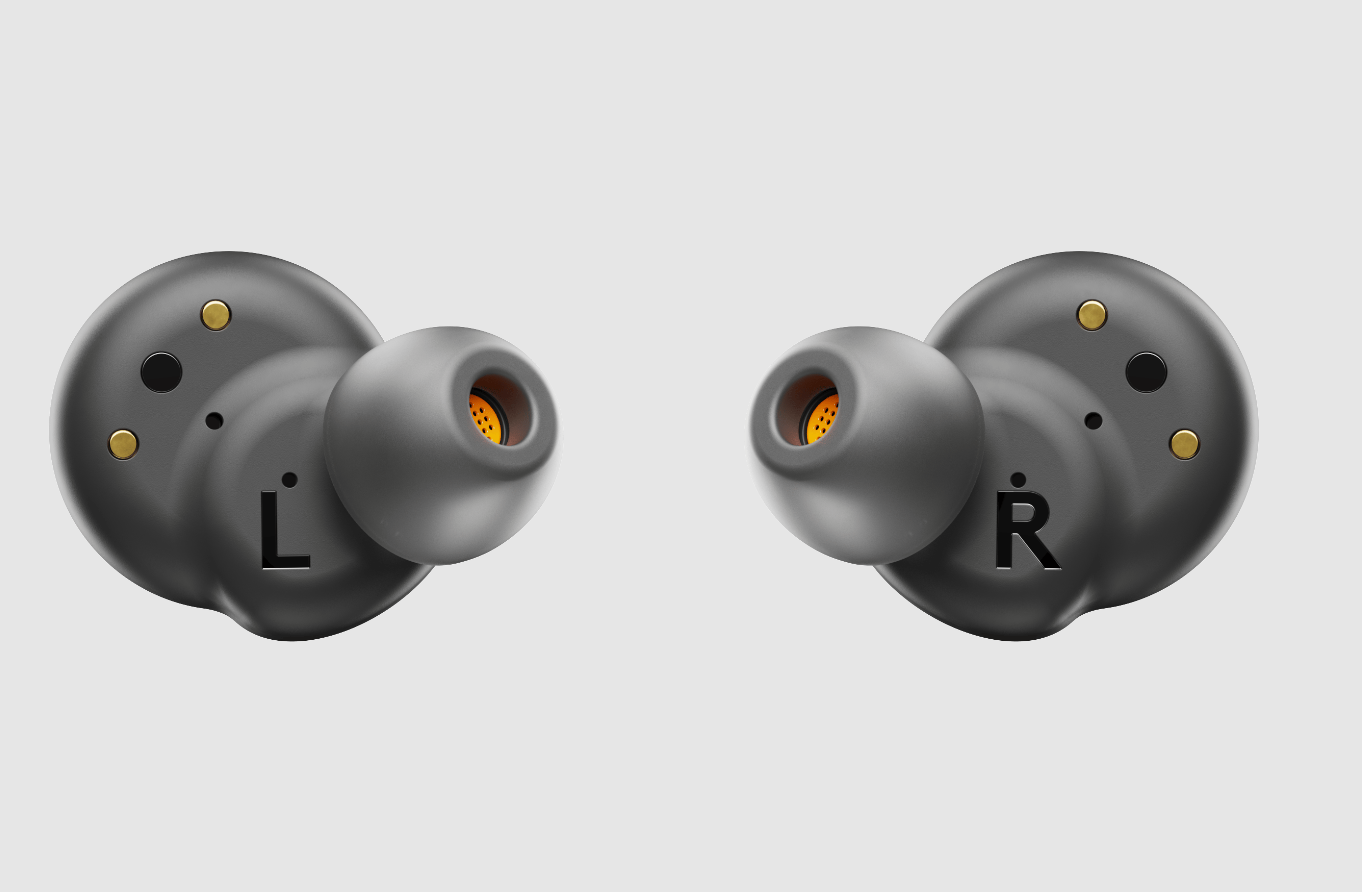 Cambridge Audio Melomania M100 True Wireless Headphones, in ear view