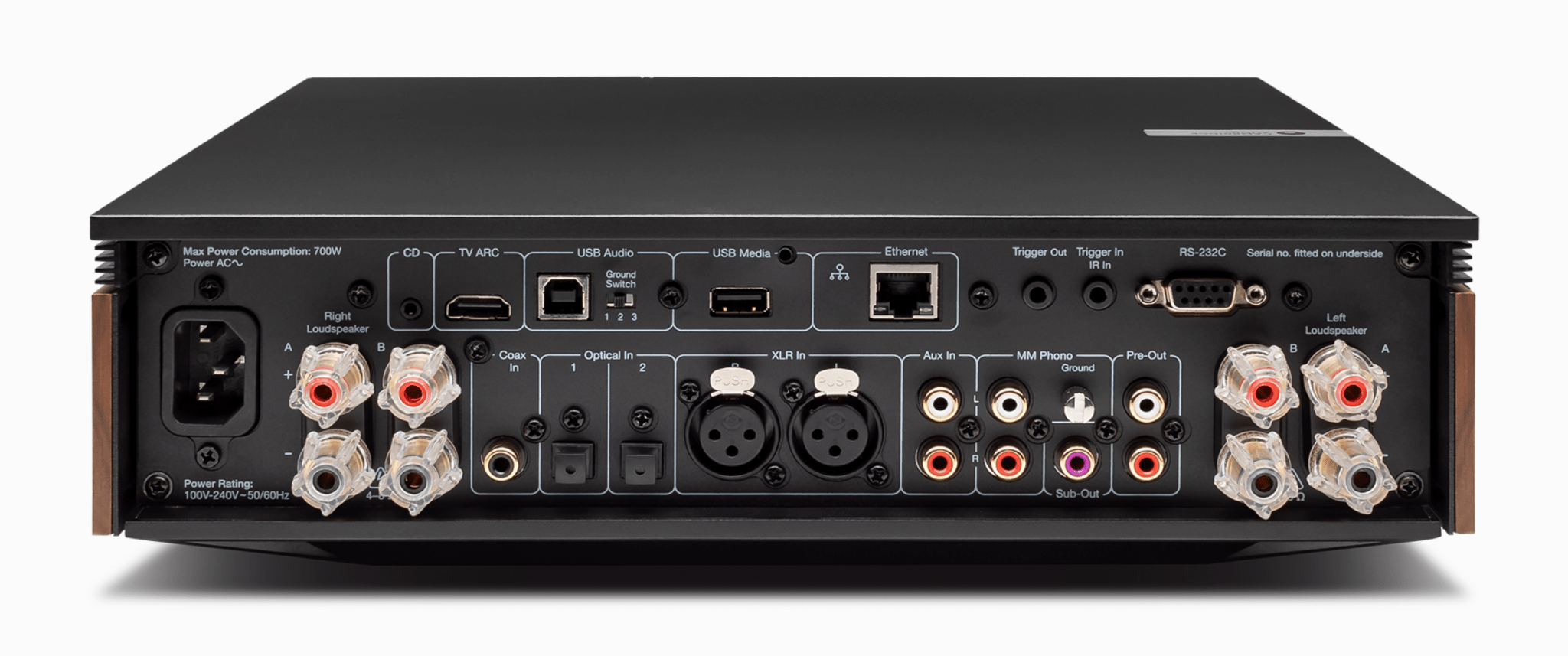 Cambridge Audio EVO 150 all-in-one-system rear system image