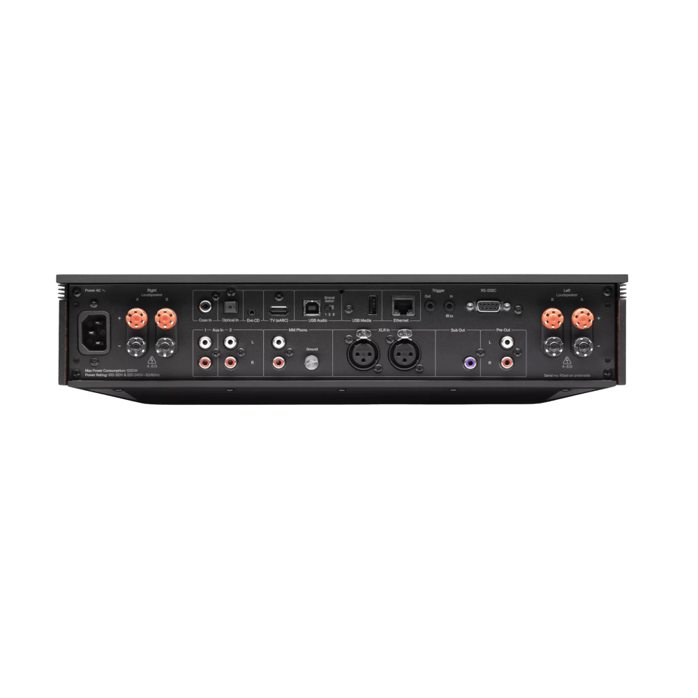 Cambridge Audio EVO 300 Streaming Amplifier, back of unit