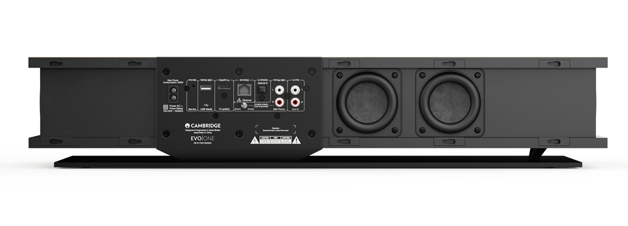 Cambridge Audio Evo One All-in-One System, back no grille
