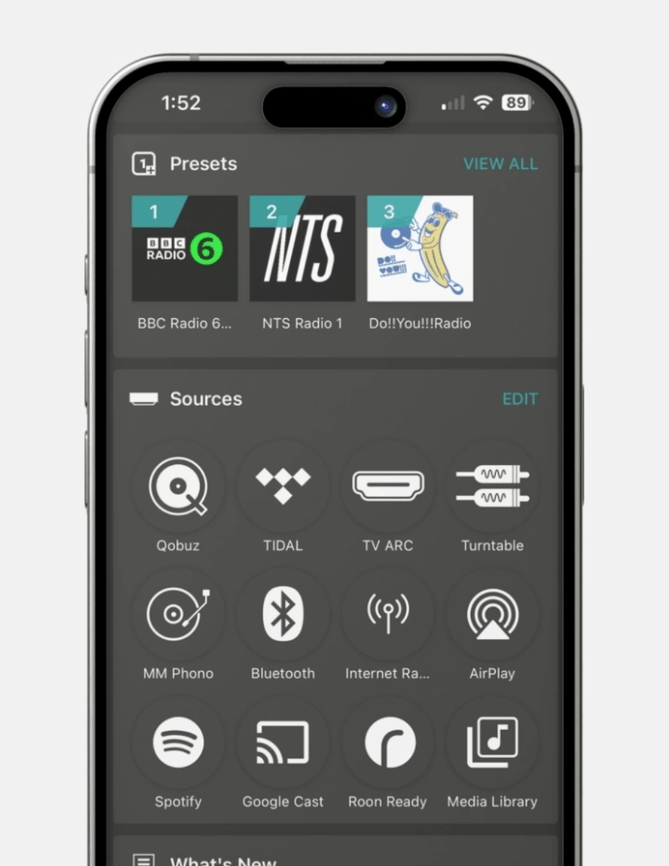 Cambridge Audio EXN100 Network Player, app
