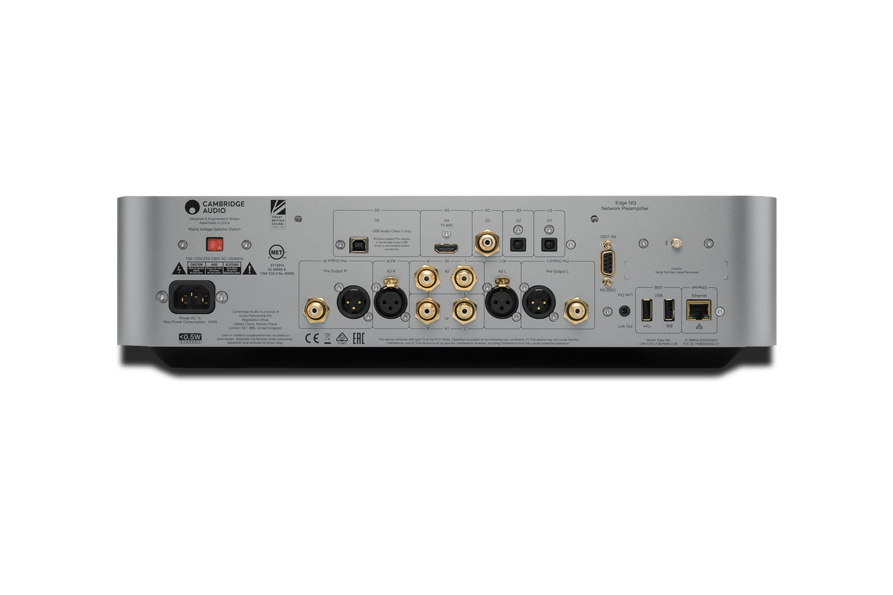 Cambridge Audio Edge NQ Preamplifier with Network Player, front image