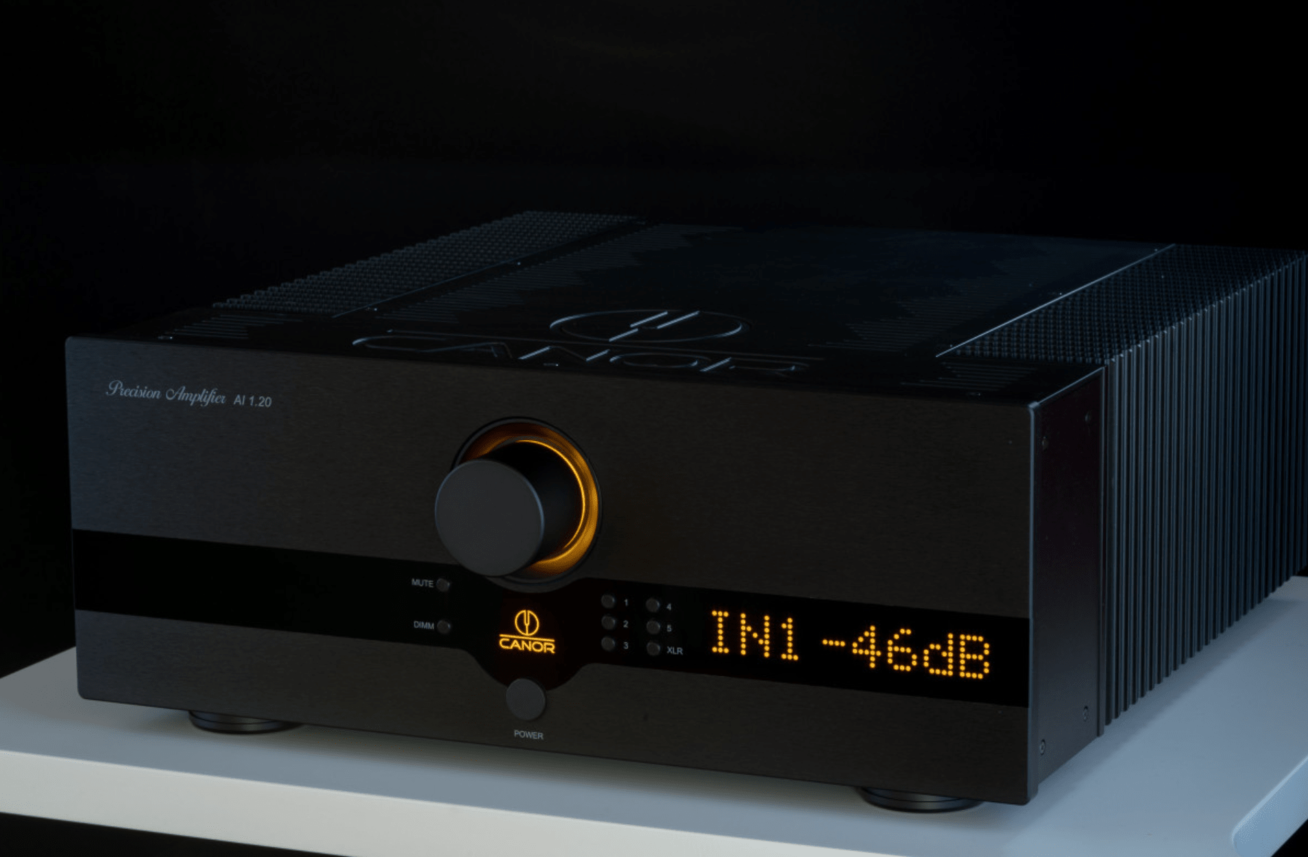 Canor AI 1.20 Integrated Solid-State Amplifier in Black