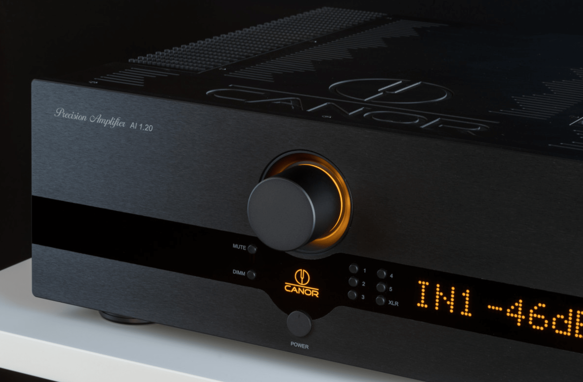 Canor AI 1.20 Integrated Solid-State Amplifier, on an angle