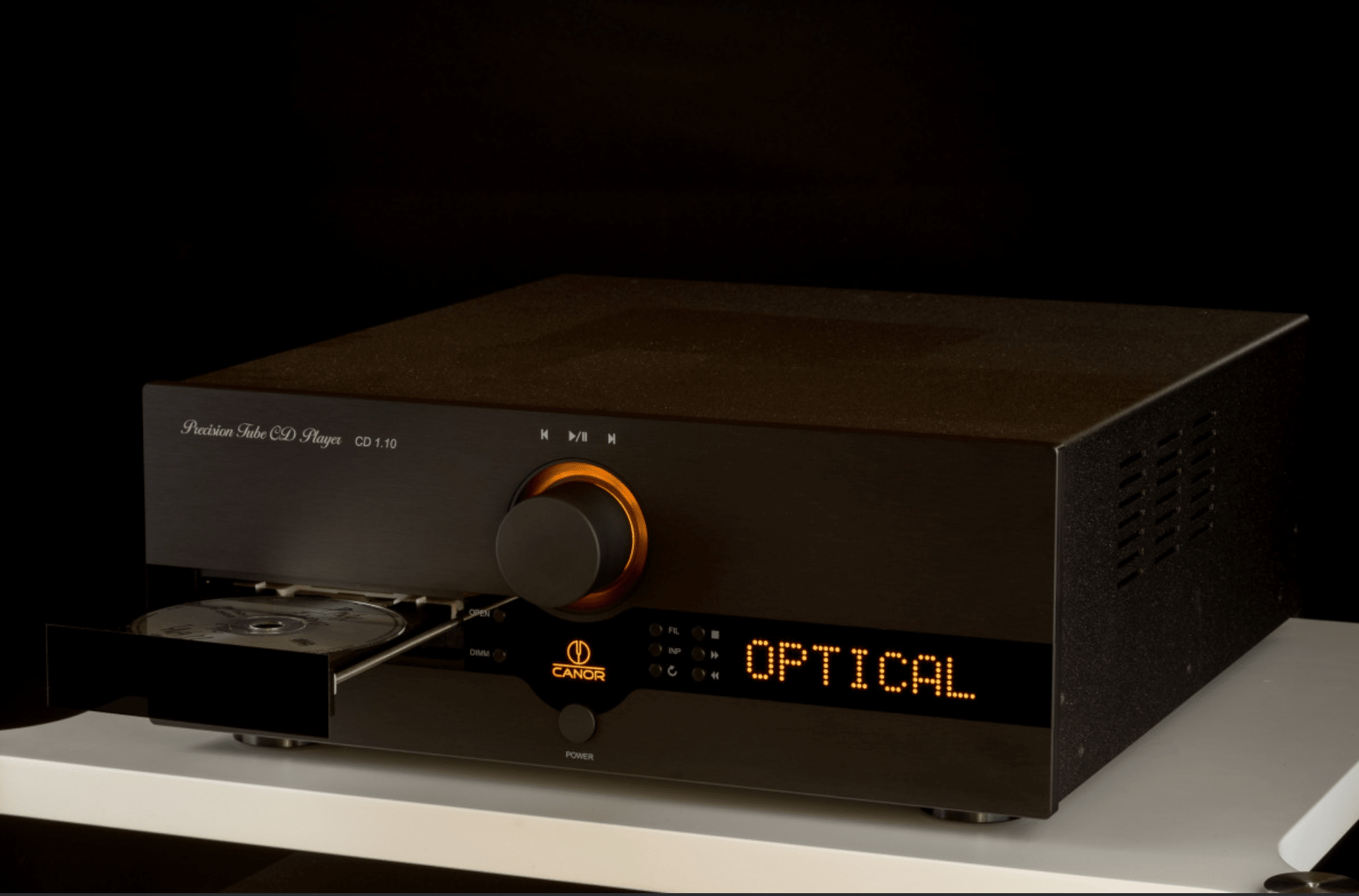 Canor CD 1.10 Tube CD Player / DAC, black hero image