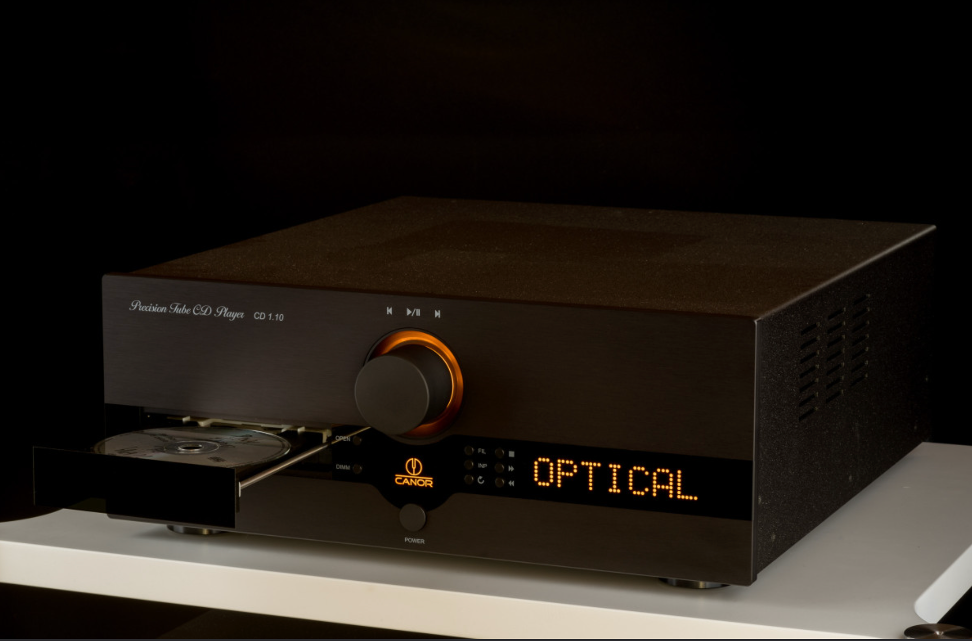 Canor CD 1.10 Tube CD Player / DAC, black hero image
