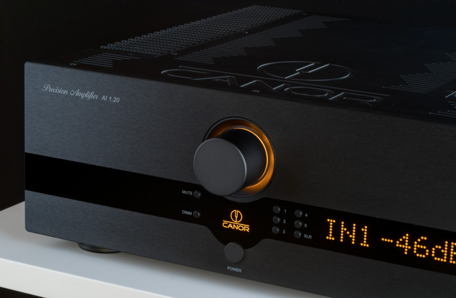 Canor AI 1.20 Integrated Solid-State Amplifier, on an angle