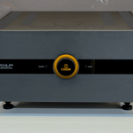 Canor Virtus S1S Solid State Dual-Mono Power Amplifier in Black, front
