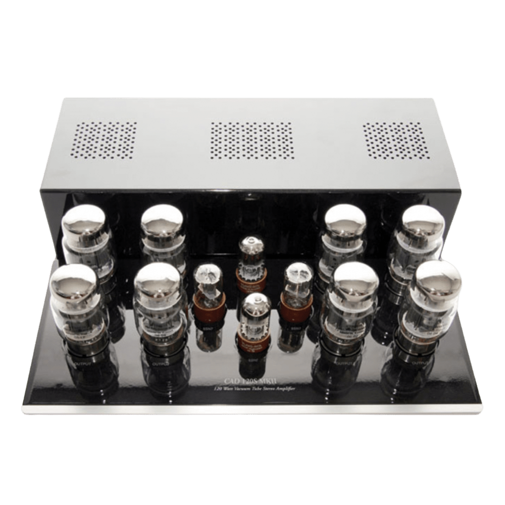 Cary Audio CAD-120S MKII Power Amplifer, close up of tubes