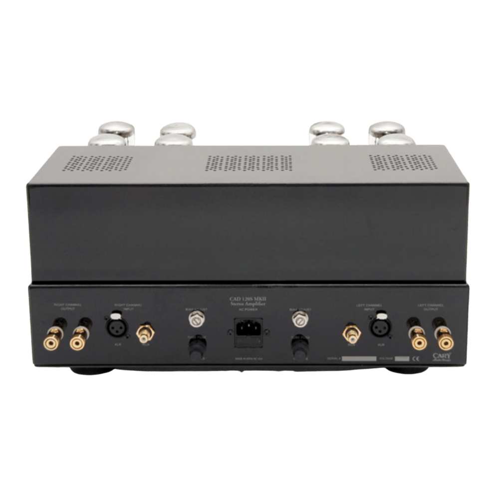 Cary Audio CAD-120S MKII Power Amplifer, back of amp