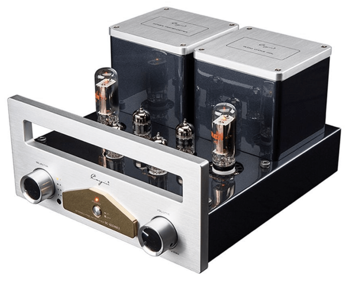 Cayin CS-6LA Class A Pre-Amplifier, side on
