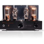 Cayin VaCayin CS-805A SET Integrated Valve Amplifier in Black, from front