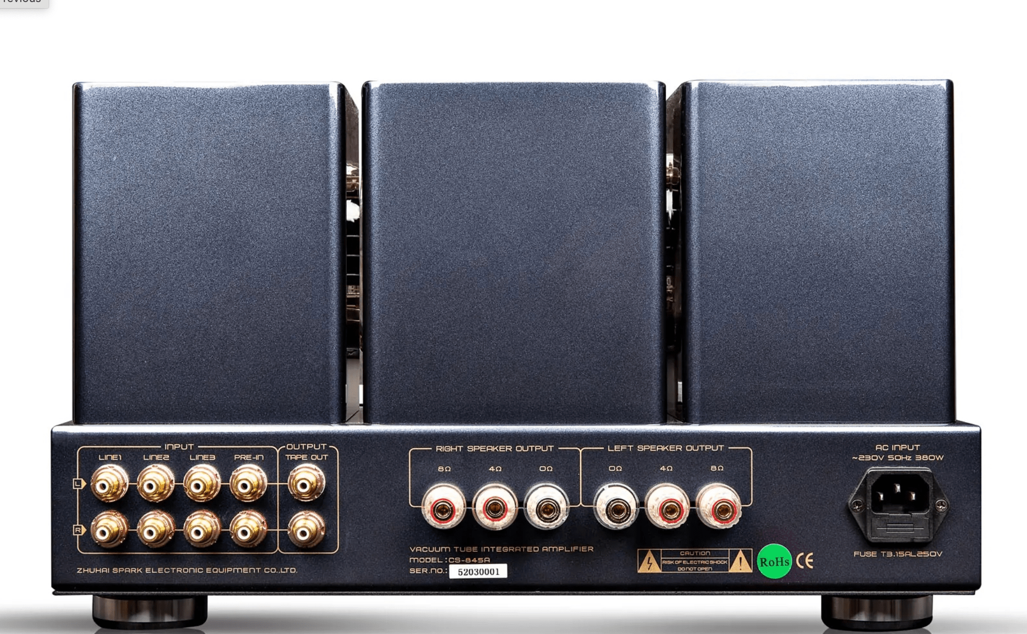 Cayin CS - 845A SET Integrated Valve AmplifierValve AmplifiersCayinVinyl Revival