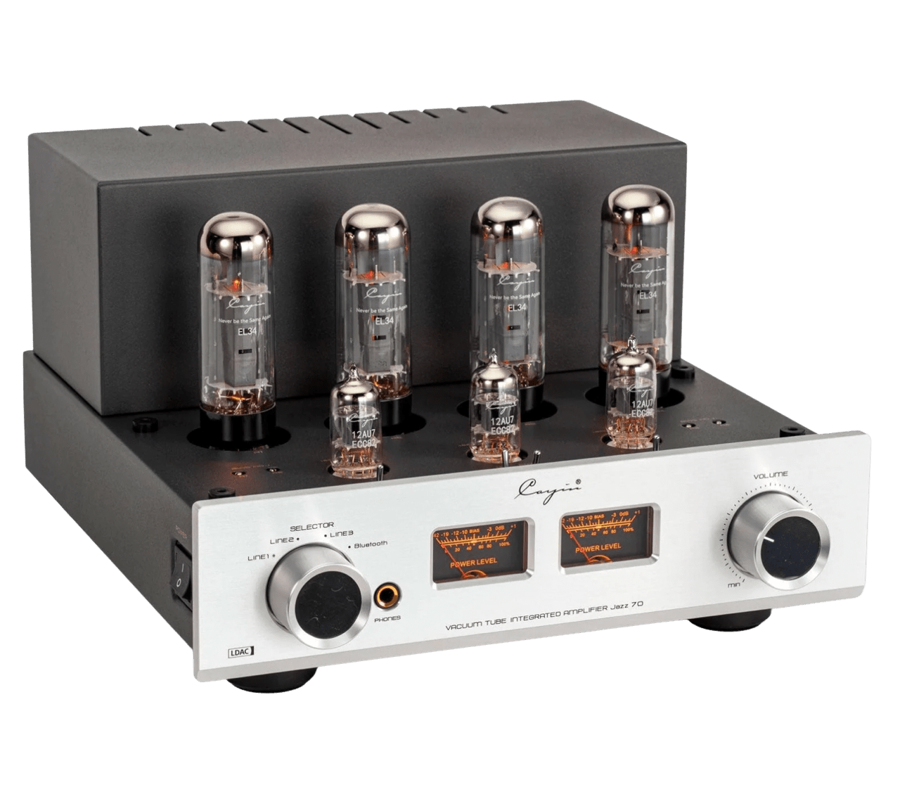  Cayin Jazz 70 EL34 Integrated Tube Amplifier in Silver
