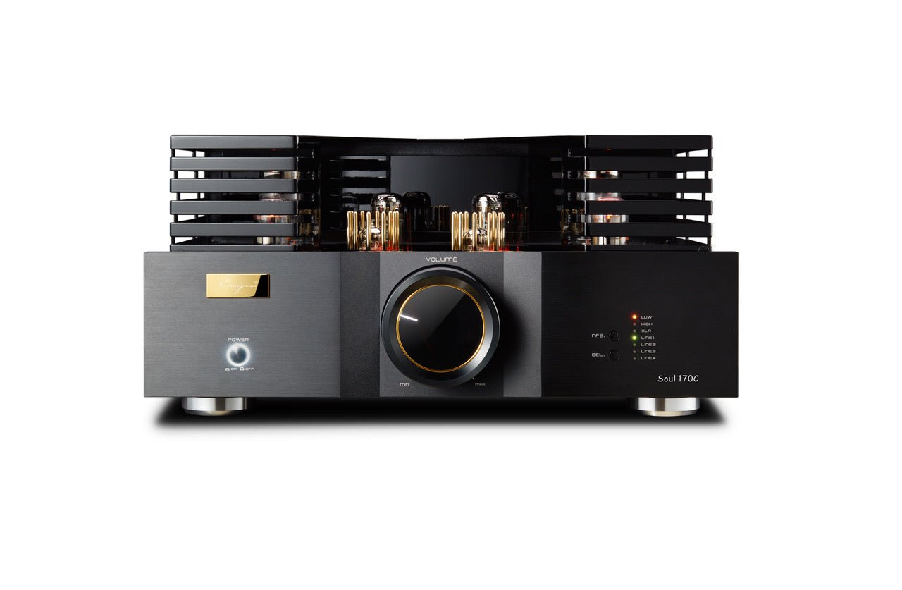 Cayin Soul 170C Class A NFB Pre Amplifier, front with grille
