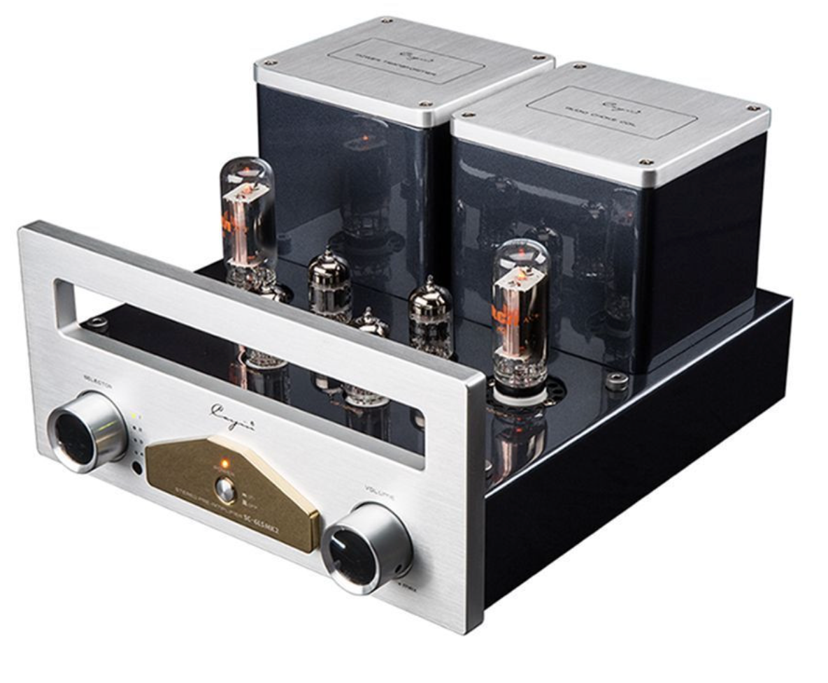 Cayin CS-6LA Class A Pre-Amplifier, side on