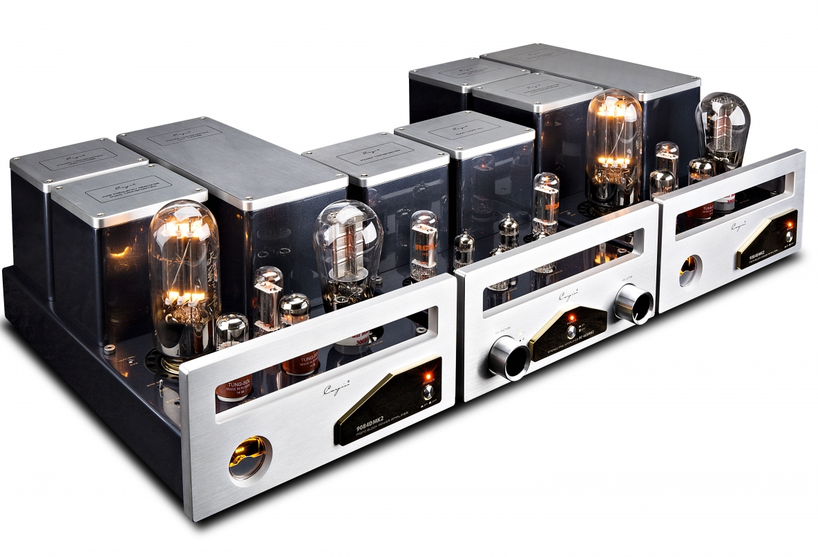 Cayin CS-845M Class A Mono Block Valve Power Amplifier combo