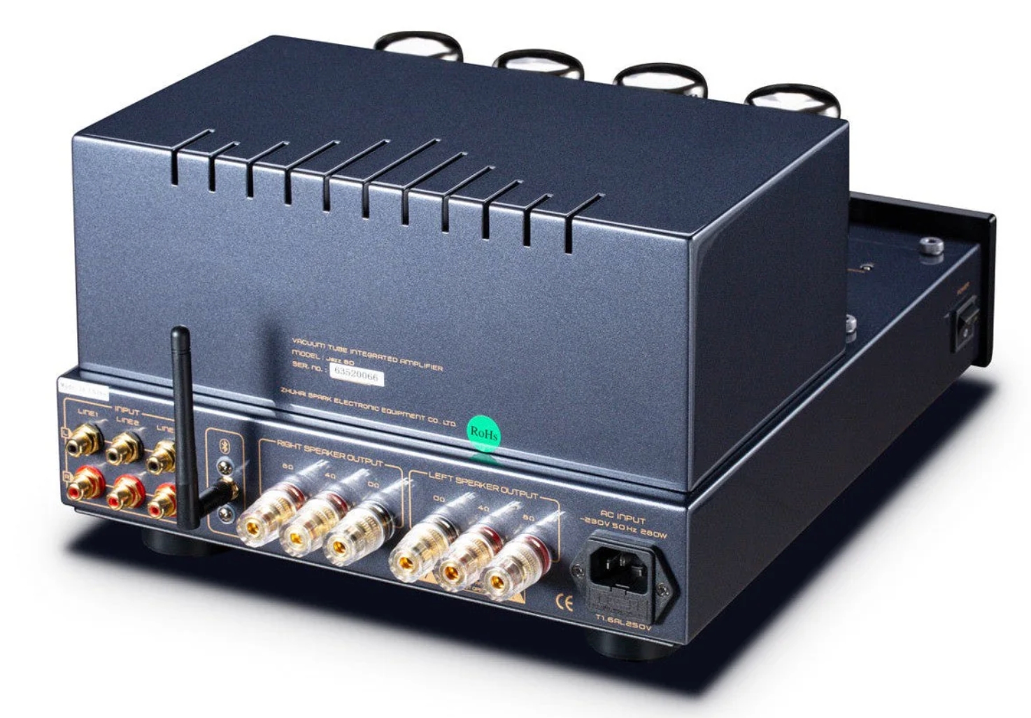 Cayin Jazz 80 Bluetooth Tube Integrated Amplifier, front