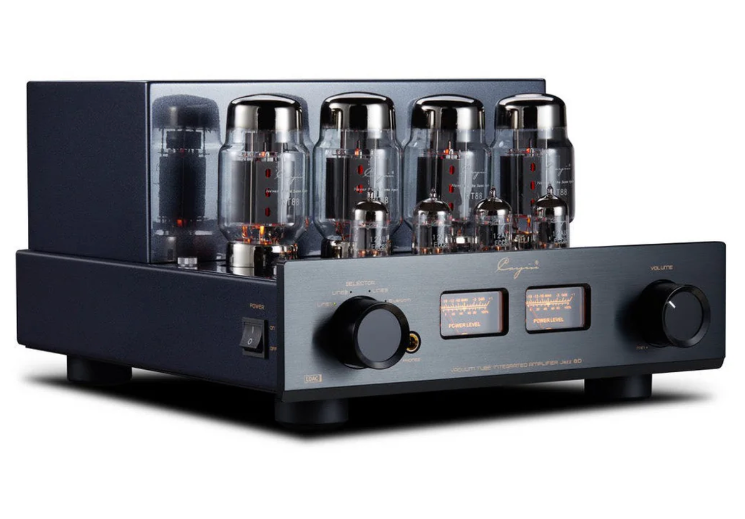 Cayin Jazz 80 Bluetooth Tube Integrated Amplifier, angled